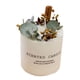 thumbnail image 1 of Vela Perfumada Cera De Soja Flor Seca Cubierta De Vidrio Estera De Madera Vela De Aromaterapia Para Decoración Del Hogar Regalo De Cumpleaños, 1 of 5