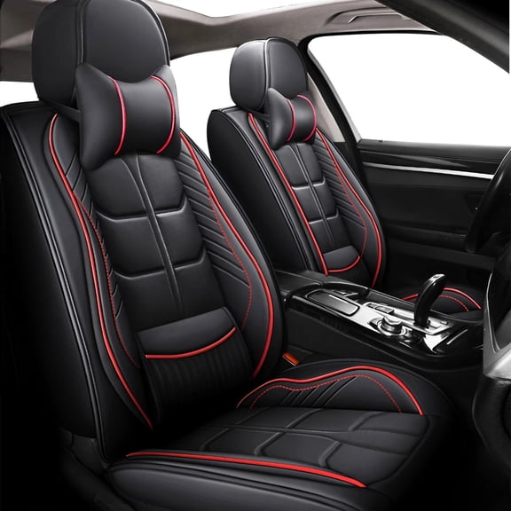 For Toyota Tacoma Car Seat Covers Leather Front Rear Full Set Protectors Cushion