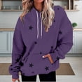 thumbnail image 2 of Bovemsi Sweatshirt for Women Oversized Lightweight Puff Pullover Tops Long Sleeve Casual Fall Winter Clothes Comfort Hoodie, 2 of 9