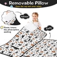 thumbnail image 3 of White Halloween Witch Pumpkin Pattern Toddler Nap Mats for Kids Preschool,50"x20" Sleeping Mat Bag or Kids,Toddler Sleeping Bag,Toddler Nap Mat or Daycare, 3 of 6