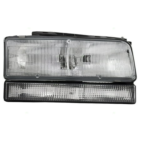 Buick Lesabre Headlamp Assembly - Passengers Combination Headlight Headlamp Replacement fits 92-96 Buick LeSabre 91-96 Park Avenue 16523430