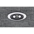 thumbnail image 3 of Benjara Diko 99" Dual Power Recliner Sofa- Cushioned Tufted Seats- Gray Finish, 3 of 6