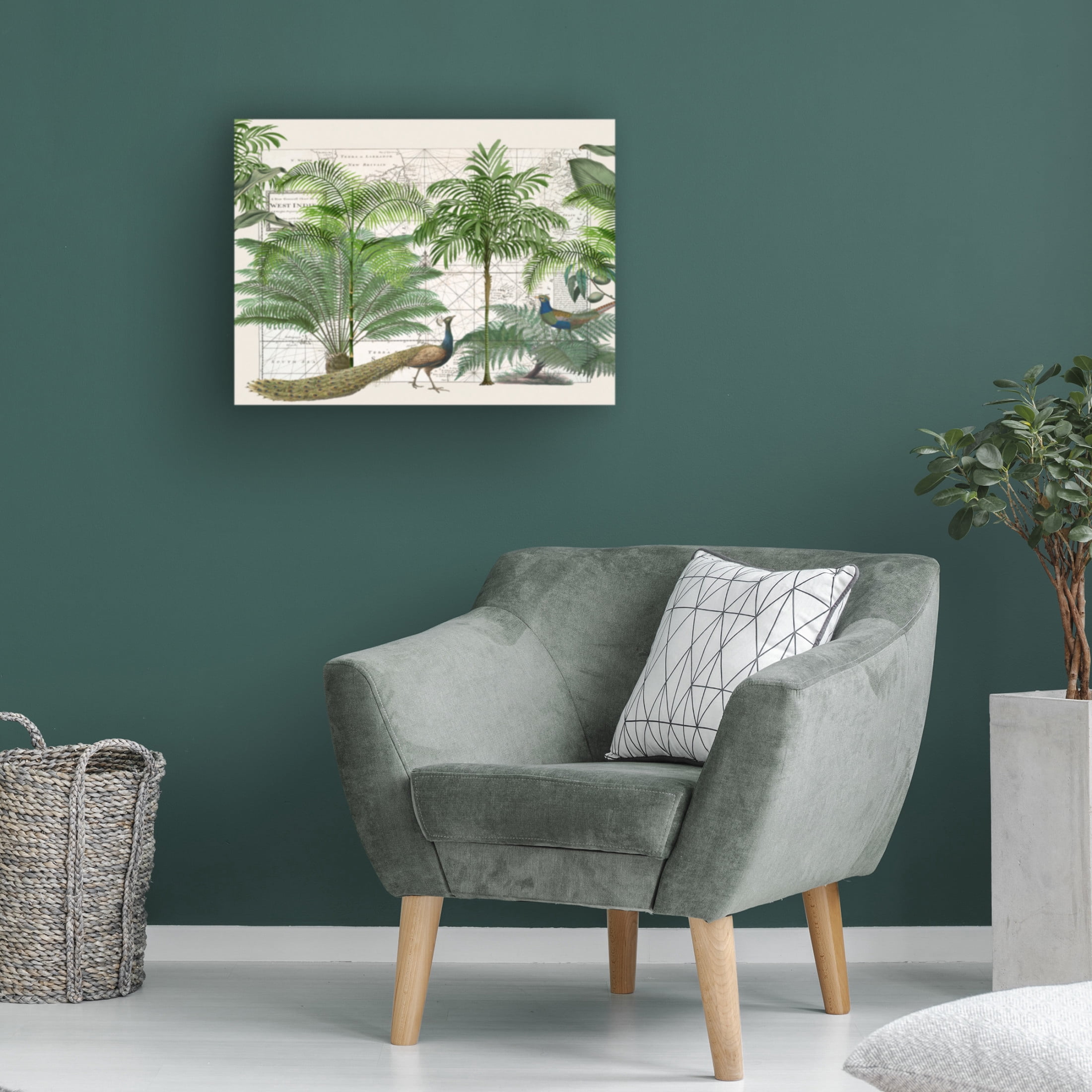 Trademark Fine Art Andrea Haase  Tropical Empire No6 Canvas Wall Art