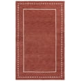 thumbnail image 2 of Safavieh Bella Danita Bordered Wool Area Rug, Red/Ivory, 5' x 5' Square, 2 of 10