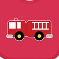 thumbnail image 4 of Inktastic Fire Truck Childs Fireman Boys or Girls Baby Bib, 4 of 4
