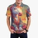 thumbnail image 1 of Fotbe Meditating Cute Horse Camiseta Polo de Golf para Hombre con Estampado – Camisa Deportiva Transpirable con Cuello Abotonado-Small, 1 of 6