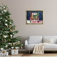 thumbnail image 2 of Stupell Industries Happy Haul-idays Christmas Gift Truck Graphic Art Metallic Gold Floating Framed Canvas Print Wall Art, Design by Amanda McGee, 2 of 6