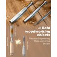 thumbnail image 3 of Kit de talla de madera SAKERNEO de 25 piezas con bolsa de cuero, 3 of 7