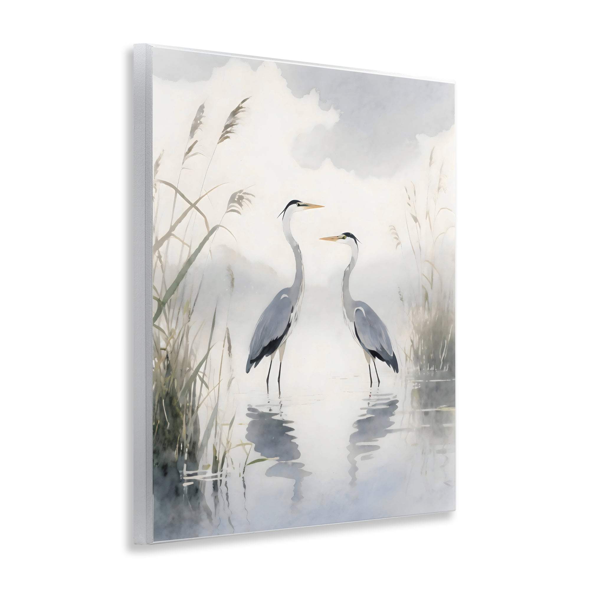 Stupell Industries Serene Wetlands Heron Reflections Wall Plaque Art, design by Creative Studio