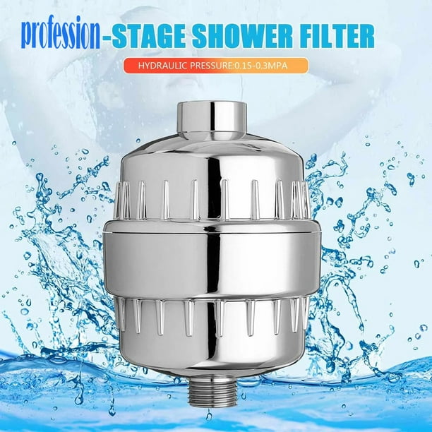 Tête de filtre de douche Adoucisseur d'eau Filtre universel professionnel à  haut rendement 