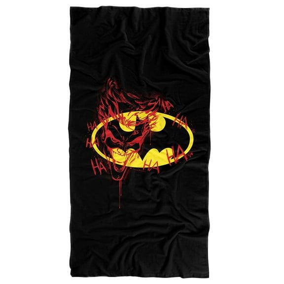 Batman Joker Graffiti Officially Licensed Beach Towel 30' X 60'