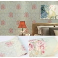 thumbnail image 3 of Vintage Floral Adhesive Paper Shelf Liner Peel Stick Dresser Drawer Sticker Home Deco 17.7inch by 118inch, 3 of 7