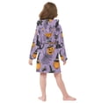 thumbnail image 7 of FORMRS Kids Bathrobe Unisex Hooded Robe Toddler Pajamas Sleepwear, Size 10-12T, Halloween Pumpkin, 7 of 7