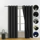 thumbnail image 1 of Cortinas opacas FEBSIXTH, 100% negras, 213 x 137 cm, 2 paneles, 1 of 7