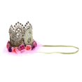 thumbnail image 1 of Sombrero con Banda Elástica de Flor Artificial de Encajes Adornos de cabellero de de Bautizo de Cumpleaños de Niños , # 6 CUTICAT Sombrero de cumpleaños de cumpleaños, 1 of 8