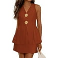 thumbnail image 5 of PRETTYGARDEN Womens Summer Sleeveless Blazer Vest Tops Trendy V Neck Button Down Business Casual Suit Vests Waistcoat, 5 of 10