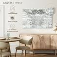 thumbnail image 5 of Elephant Stock Ten Commandments Gray Wall Art - Horizontal Canvas Wall Art - Living Room Wall Decor - Inspirational And Typography Canvas - White And Black Decor - 45" x 30", 5 of 8