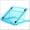 Blue, variant on Adjustable Metal Mesh Laptop Stand, Foldable Ergonomic Notebook Riser with Cooling Ventilation, Multi-Angle Portable Computer Holder for 10-17" Laptops, Tablets（Black）
