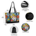 thumbnail image 2 of FORMRS Canvas Laptop Tote Bag for Women with 15.6" Computer Compartments Shoulder Handbag, Floral Fiesta, 2 of 7