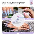 thumbnail image 4 of SAVILAND Hema-Free Poly Gel Nail Kit: 6 Colors 28-Day Lasting Poly Gel, Fine Shimmer Pink Blue Purple Poly Extension Gel Nail Kit, Nourishing Nail Extension Enhancement, 4 of 7