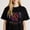 Black-5, variant on Religious themed Cross and Rainbow Graphic for Christians Inspirational Gods Promise Casual Tee print T Shirt