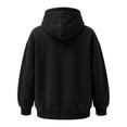 thumbnail image 3 of Christmas Hooded Cat Pouch Holder Soft Fleece Christmas Hoodie for Women Men Pet Pouch Hoodie for Women Mens Oversized Pullover Sweatshirt with Front Puppy Pocket, 3 of 6