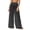 Black, variant on Cover Up Pants for Swimwear Women Chiffon Lightweight Sun Protection Beach Pants Wide Leg Bohemian Pants