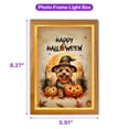 thumbnail image 5 of Happy Halloween Yorkshire Terrier Witches Hat Pumpkin Carving Acrylic Plaque with Wood Photo Frame Box Yorkie Dog Lover Gifts Light Box - 02019, 5 of 5