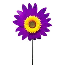 Outdoor Garden Sunflower Wind Large Windmill Decorative Yard Art for Party Celebrations and Enhancement