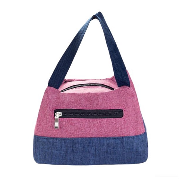 Sonducket Fiambrera para mujer, bolsos de lona, cosméticos de moda, gran capacidad, bolso pequeño para mamá, Color a juego para viajes, Picnic, Bolsas de mensajero y de hombro Rosa roja Sonducket AP012428-08