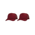 thumbnail image 1 of Top Headwear Men's Blank Rope Trucker Foam Mesh Plain Wine, 1 of 2