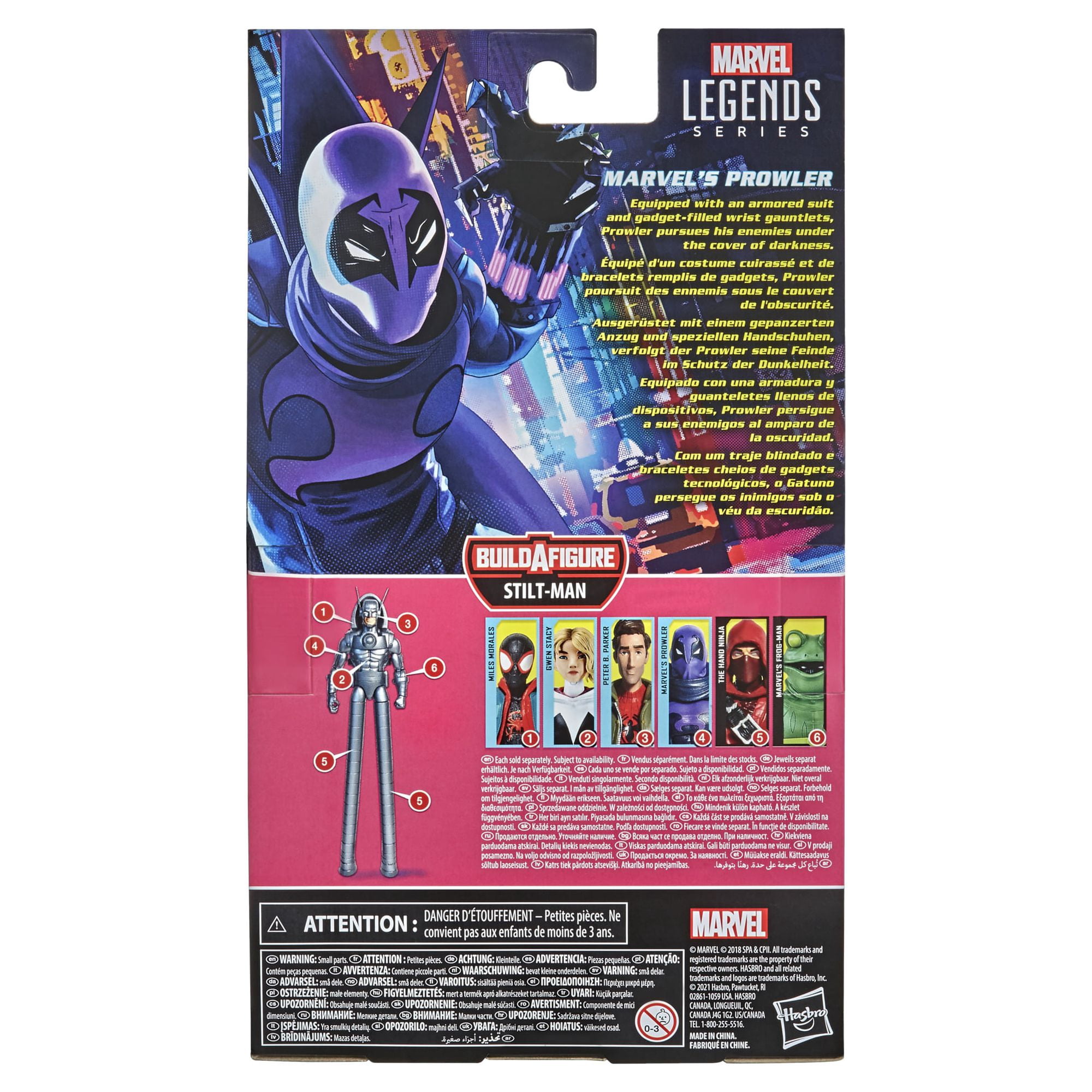 Hasbro Marvel Legends Series Spider-Man: Into Spider-Verse Marvel’s Prowler