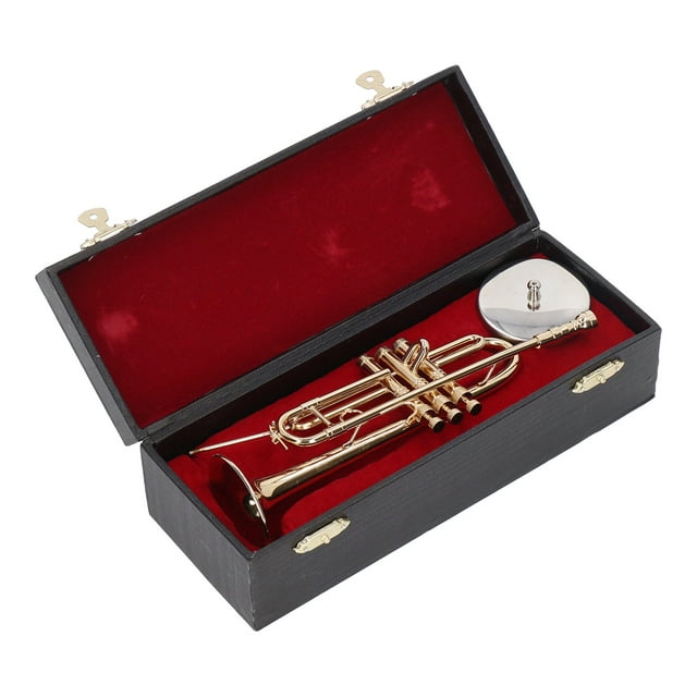 Mini Trombone Model, Portable Miniature Trombone Decoration Birthday Gift For Music Lover For Home