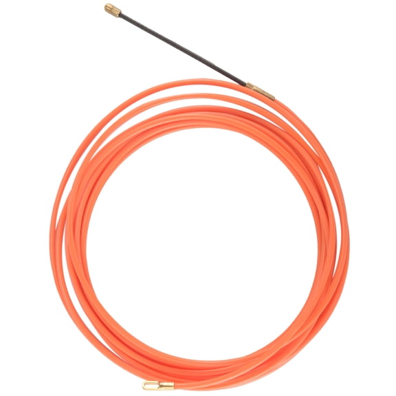 WM25 4Mm 5 Meter Orange Guide Device Nylon Electric Cable Push Pullers Duct Snake Rodder Fish