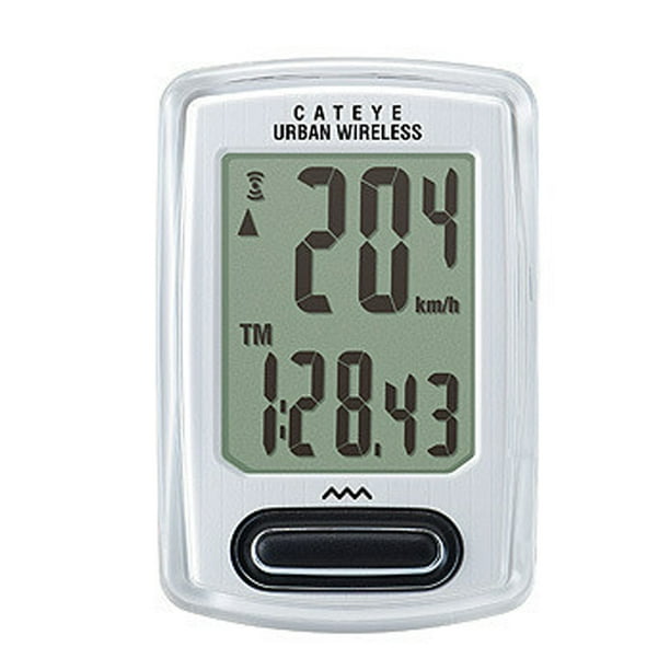 cat eye urban wireless bike computer, white Walmart