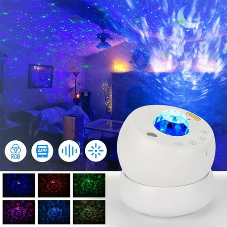

Miracle Aurora Galaxy Projector Voice+App Control Rgb Led Multicolor Ceiling Projection Night Light For Bedroom Home New