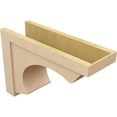 thumbnail image 5 of 10"W x 30"D x 20"H Classic Emerson Rough Cedar Woodgrain TimberThane Corbel, Primed Tan, 5 of 6
