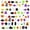 B, variant on 30 Pcs Halloween Mini Soft Fidget Toy Balls Trick or Treat Party Favors