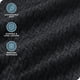 thumbnail image 3 of Manta de Vellón Bare Home Textura de Microfelpa Chevron Microfibra Suave y Afelpada Tamaño Matrimonial/Queen Color Negro, 3 of 7