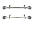 thumbnail image 2 of Archie Curtain Rod 1.5 inch OD, 48" - 84" long - Black, 2 of 2