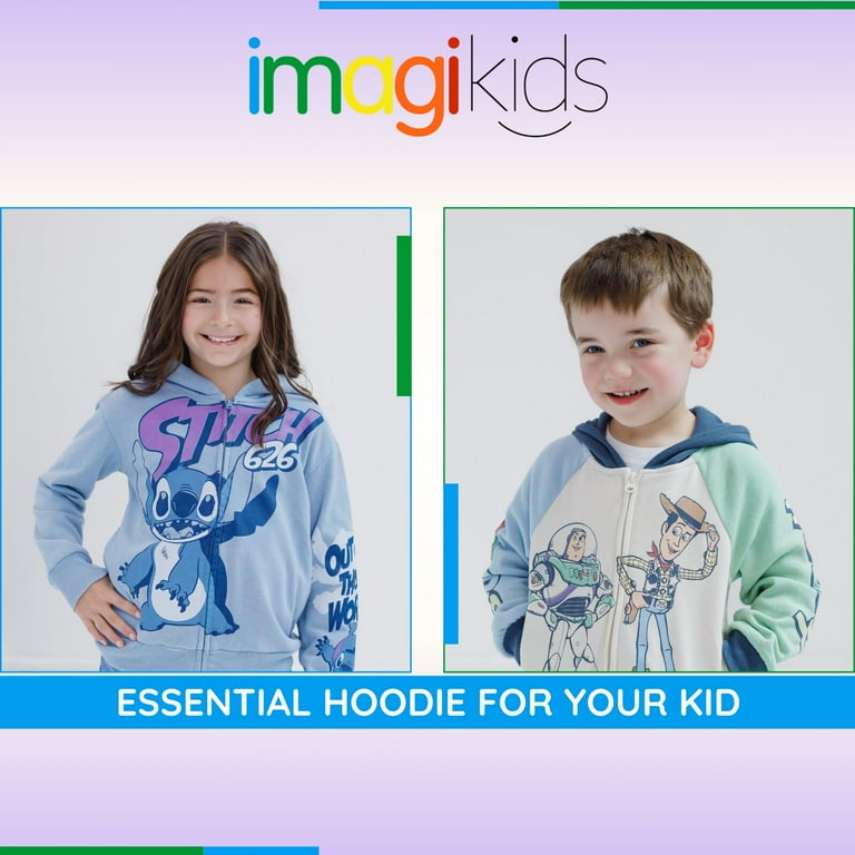 Disney Toy Story Woody Buzz Lightyear Fleece Zip Up Hoodie Toddler