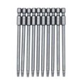 thumbnail image 1 of Amdohai 10-Piece Security Torx Bit Set 1/4-inch Drive Tamper Proof Torx Bit Set 3.93-inch Long S2, 1 of 8