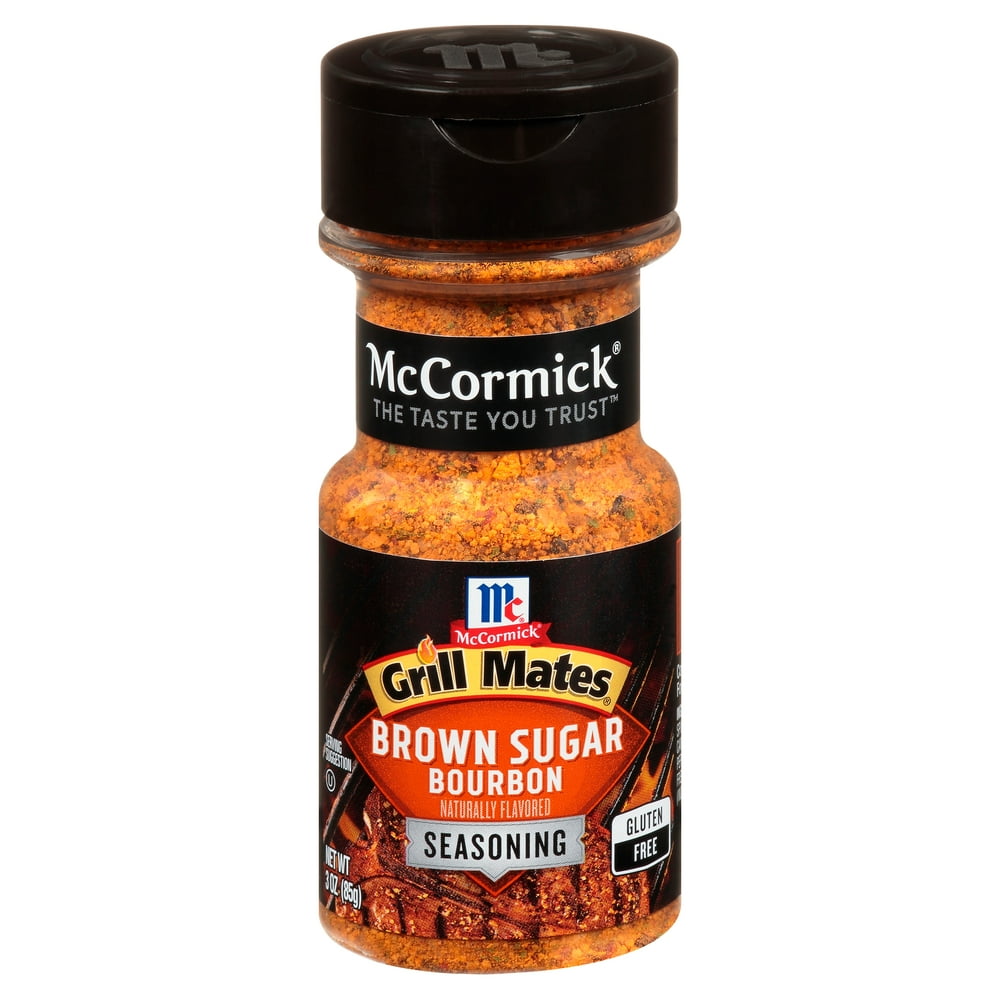 McCormick Grill Mates Brown Sugar Bourbon Seasoning, 3 oz