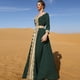 thumbnail image 4 of Vestido elegante de encaje con bordado grande para vacaciones de estilo vintage para mujer de Oriente Medio, 4 of 6