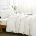 thumbnail image 2 of Duvet Cover Queen Piece Prewashed Ultra Soft Queen Bedding Set Features Zipper Closure and Corner Ties Includes Duvet Cover x & Pillowcases No Comforter, 2 of 7
