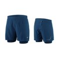 thumbnail image 5 of Reayehane Shorts de Course d'Entraînement Actif pour Hommes 2 en 1 (Bleu), 5 of 5