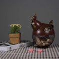 thumbnail image 4 of Tooarts Puffy Chicken Wine Cork Container Home Decor Metal Sculpture Animal Craft Gift, 4 of 5