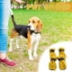 thumbnail image 2 of Botas de Perro Perros de Tamaño Medio, Zapatos de Perro de Invierno de Lana Caliente con Cinta Reflectante Y Cordón, Suelas Antideslizantes Perro Botas de Nieve para Perros Pequeños, Conjunto de 4, 2 of 5
