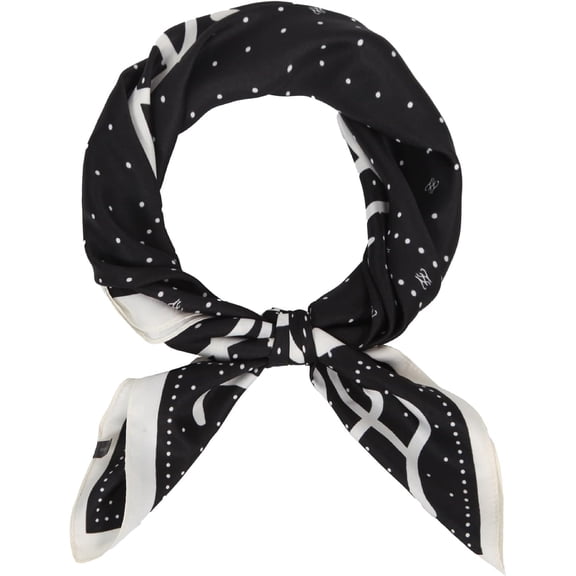 WEIFEI-27.5" Square Silk Like Head Scarf for Women Satin Bandana Head Scarves Neck Scarfs for Hair Wrapping at Night