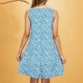 thumbnail image 5 of Womens Tank Dresses 2025 Floral Graphic Sleeveless Tunic Shirt Short Mini Dress Beach Vacation Outfit Fashion Clothes, 5 of 5